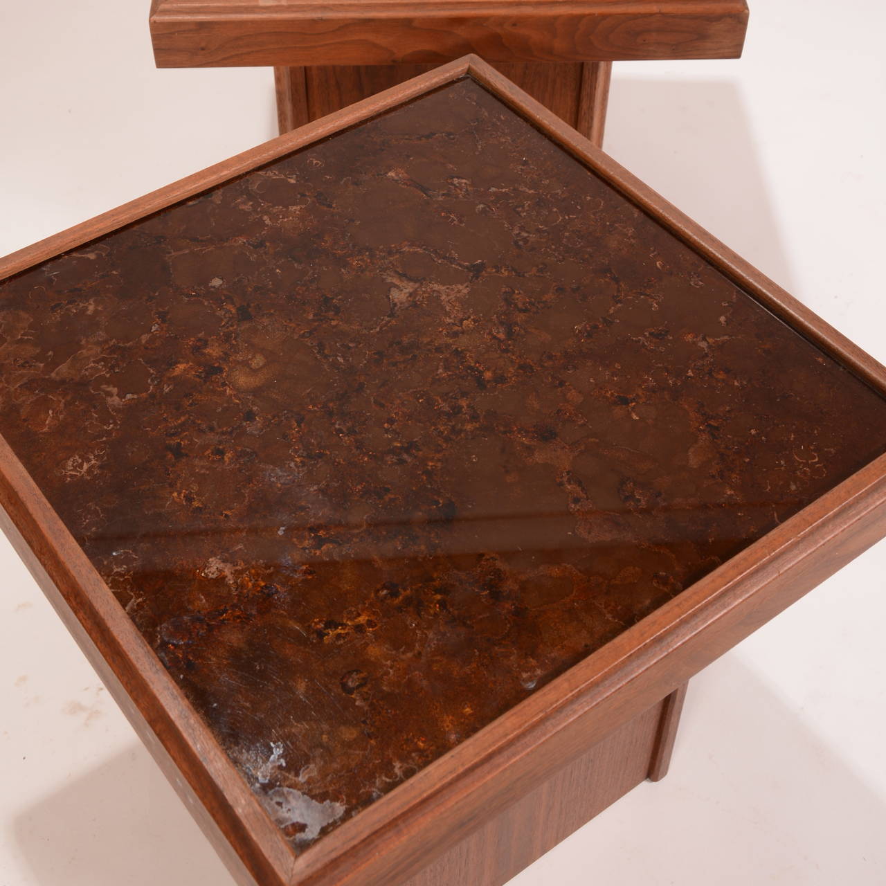 Mid-Century Modern John Keal for Brown Saltman End Tables