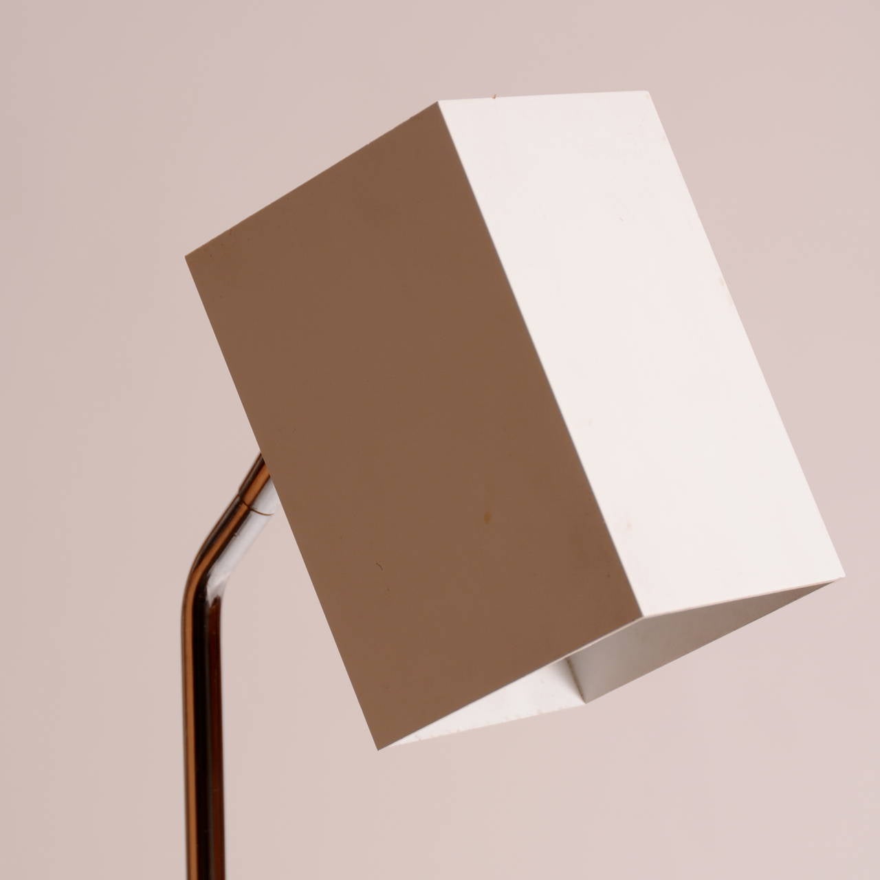 Koch & Lowy Style Adjustable Cubist Floor Lamp In Excellent Condition In Los Angeles, CA