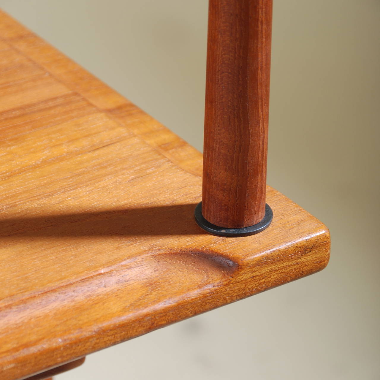 Scandinavian Modern Four Stackable Peter Hvidt for John Stuart Danish Solid Teak End Tables