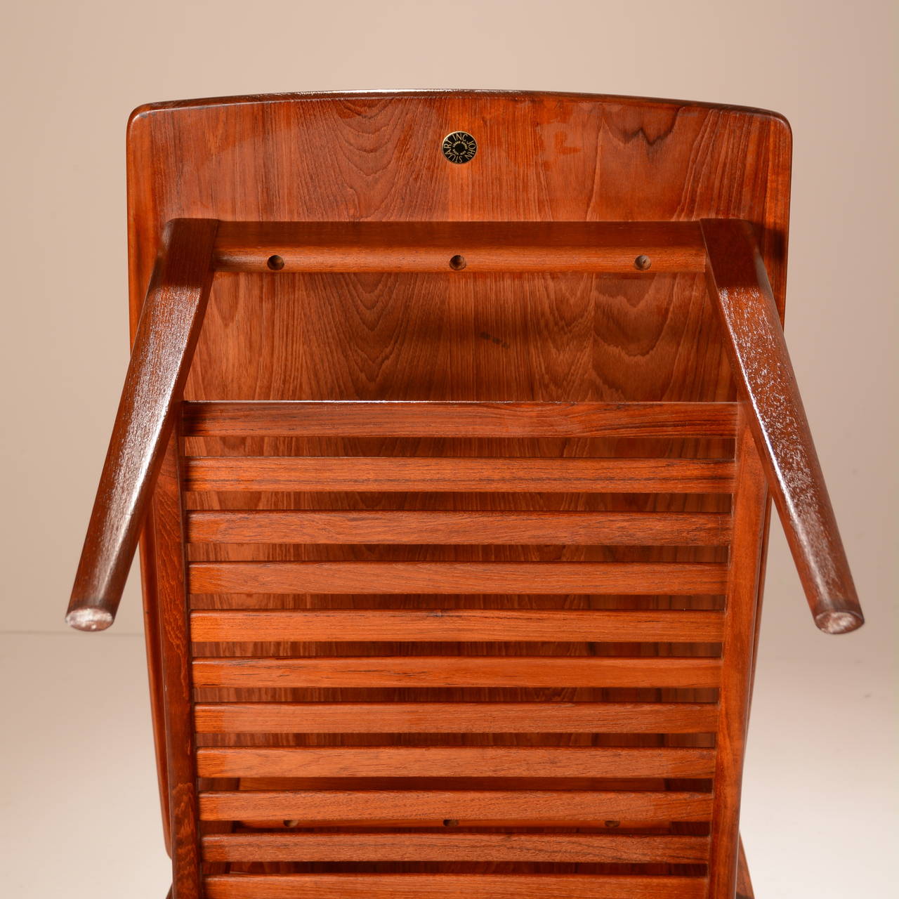 Mid-20th Century Pair of Solid Teak Tables by Tove and Edward Kindt-Larsen for John Stuart