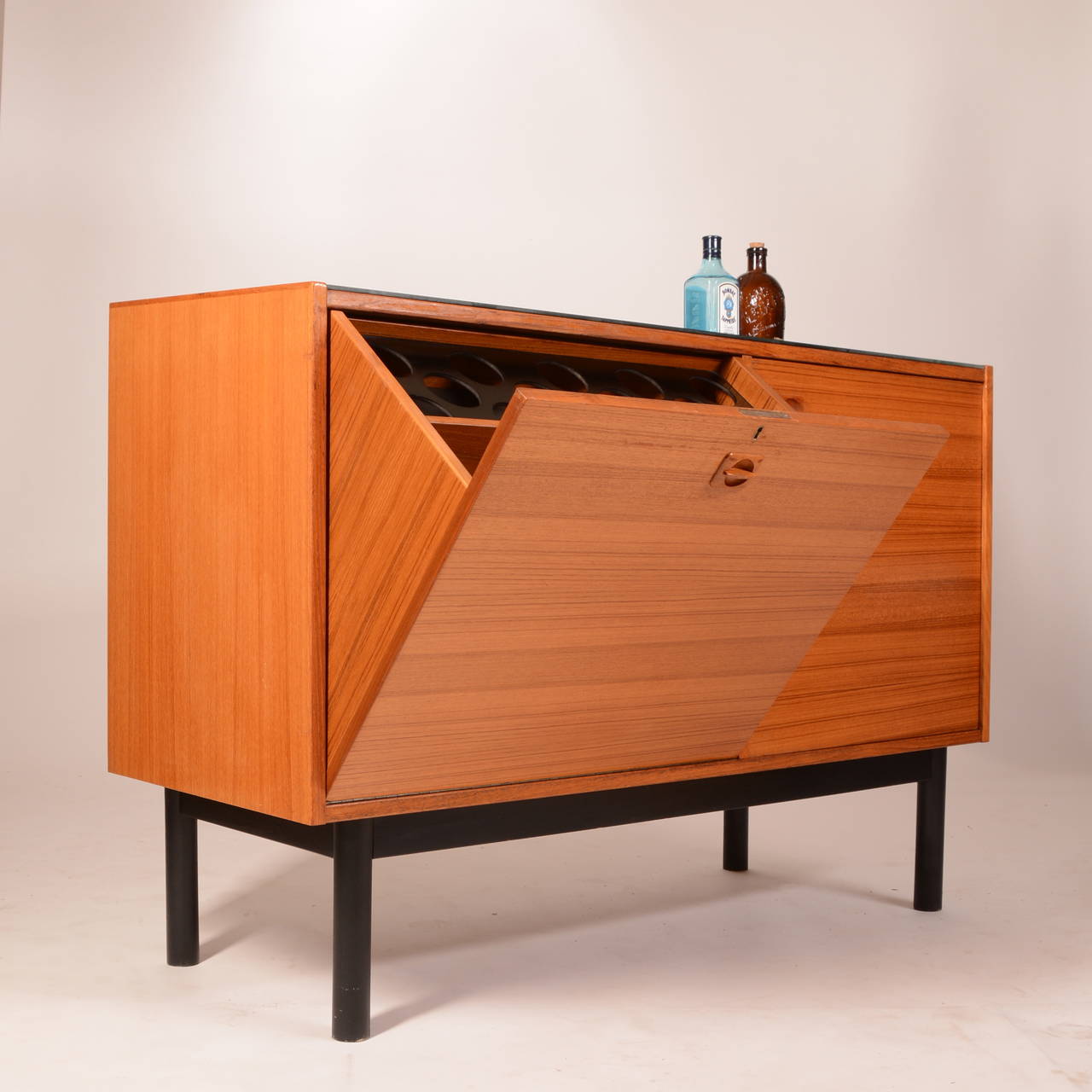 Danish Teak Bar at 1stDibs