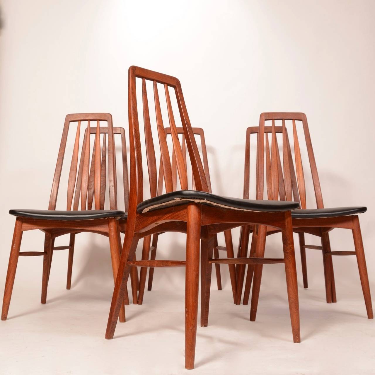Scandinavian Modern Eva Chair by Neils Koefoed, Set of TWO