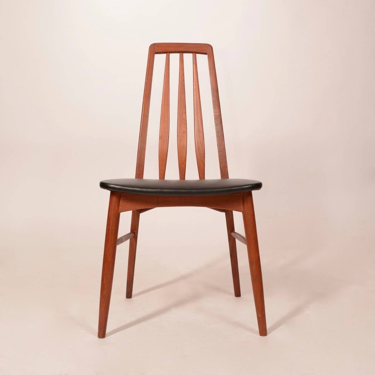 Oiled Eva Chair by Neils Koefoed, Set of TWO