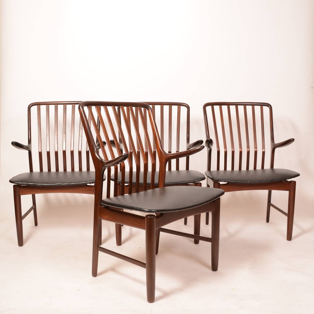 Danish Arm Chairs by Svend A. Madsen for Moreddi, Set of 2 For Sale 2