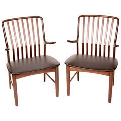 Danish Arm Chairs by Svend A. Madsen for Moreddi, Set of 2 4