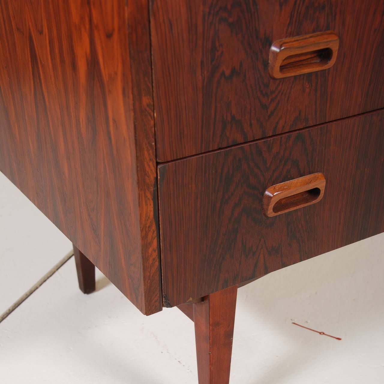 Signed Swedish Rosewood Roll Top Desk 3