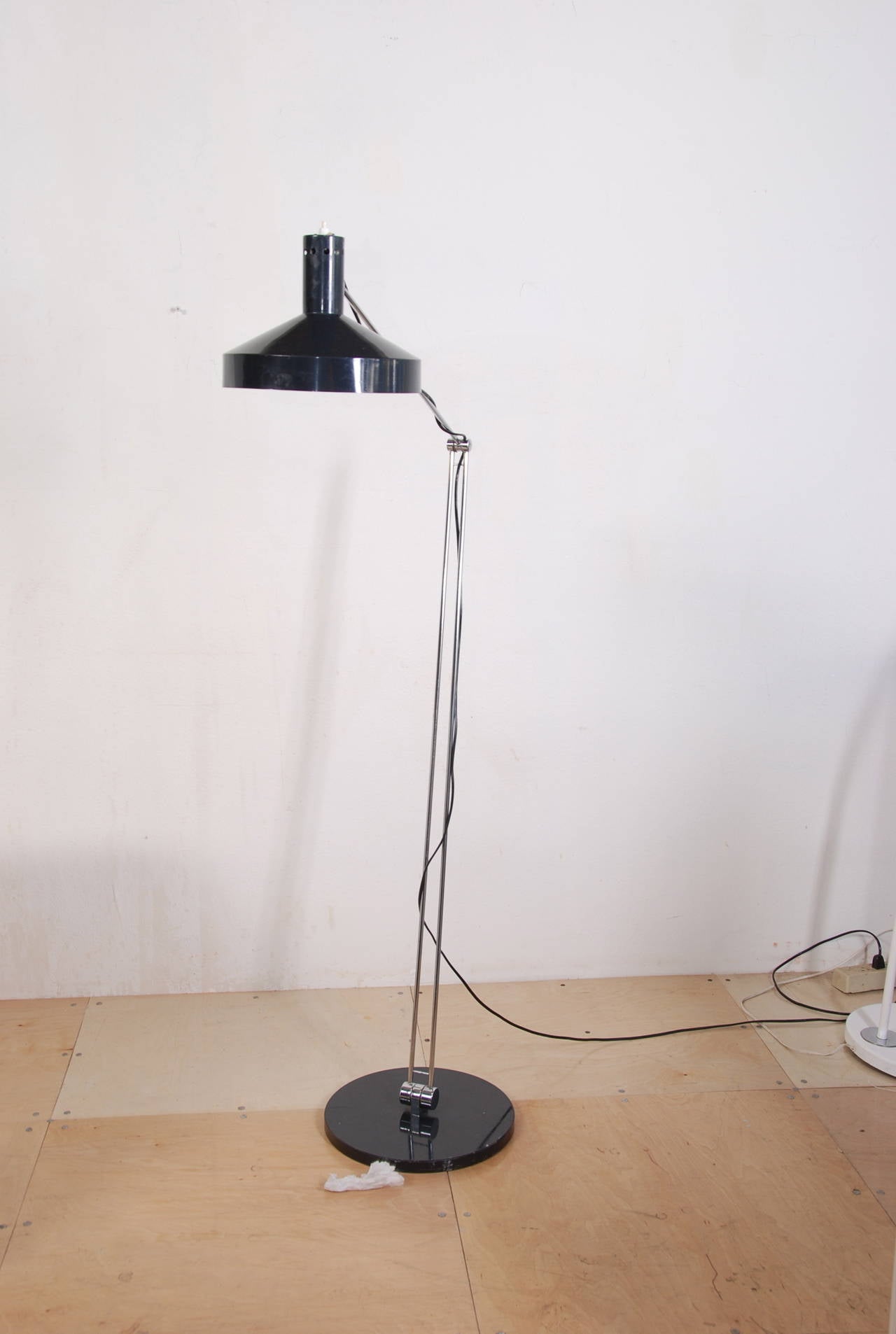 Swiss Articulated Floor Lamp by Rosemarie & Rico Baltensweiler, Switzerland For Sale