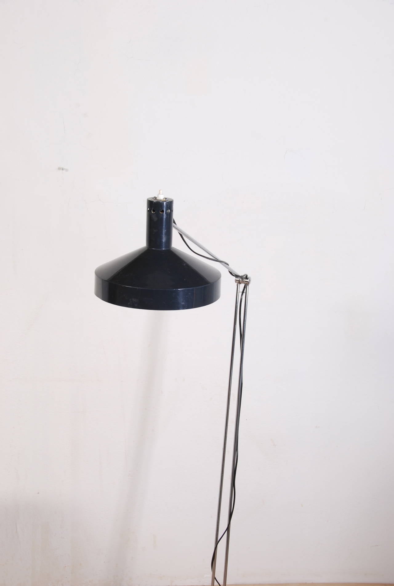 Mid-20th Century Articulated Floor Lamp by Rosemarie & Rico Baltensweiler, Switzerland For Sale