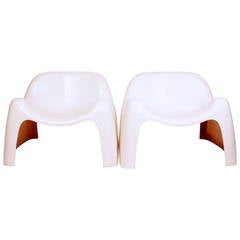 Paire de chaises Toga de Sergio Mazza pour Artemide