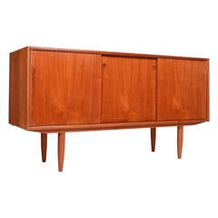 Gunni Omann Teak Credenza with Adjustable Shelf and Dovetailed Drawers 2