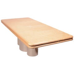 Burl Maple Dining Table Designed by Stanley Jay Friedman for Brueton 4