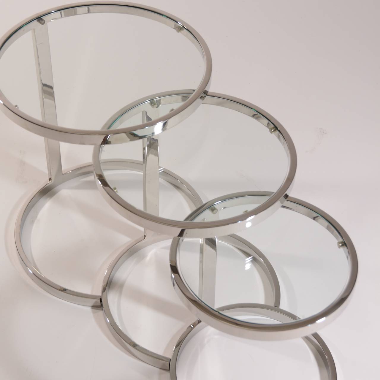 stainless steel nest of tables