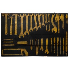 Vintage Painted Tool Board