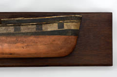 Builders Half Hull Model of a New England Whaler