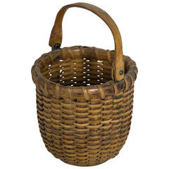 Vintage Nantucket Lightship Basket Attributed to C. Mitchy Ray, circa 1940