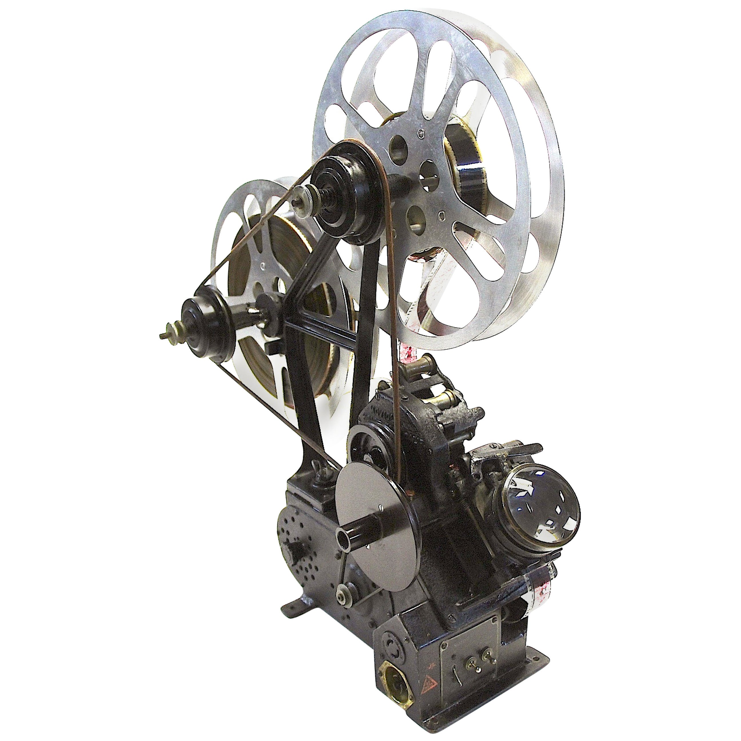 Moviola Bullseye 35mm Film Editing Viewer Designed 1919 Built in 1932. Sculpture For Sale