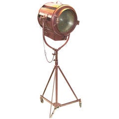 Hollywood Studio 5000 Watt Floor Lamp Sculpture on Correct Castered Stand