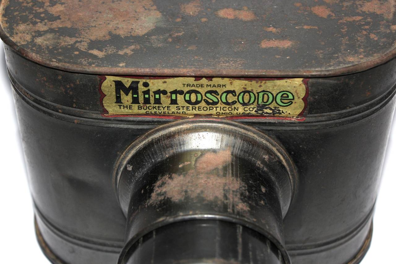 Industrial Mirroscope Magic Lantern Opaque Projector, circa 1912