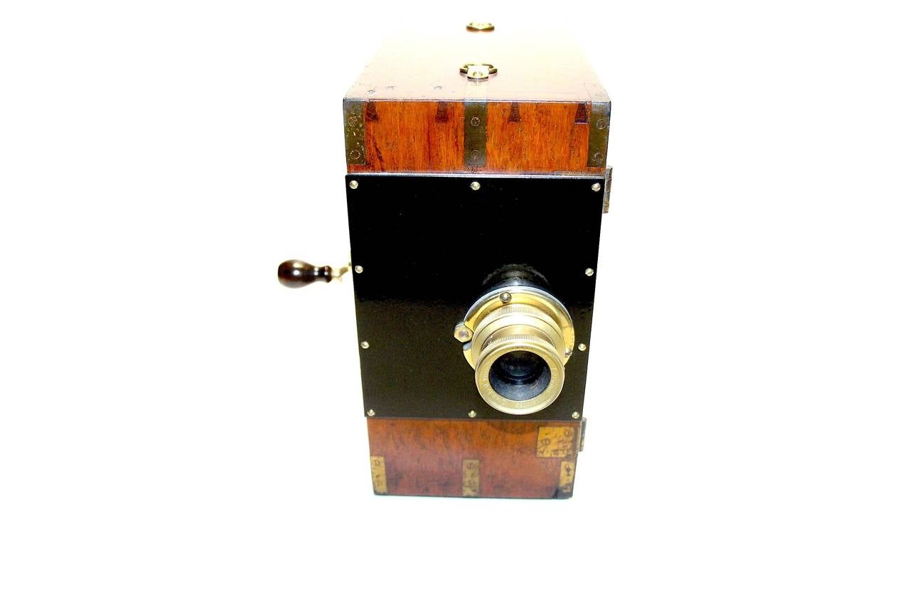 British Williamson Colonial Type 4 35mm Cinema Camera C. 1914 As Sculpture. TAKE 20% OFF For Sale