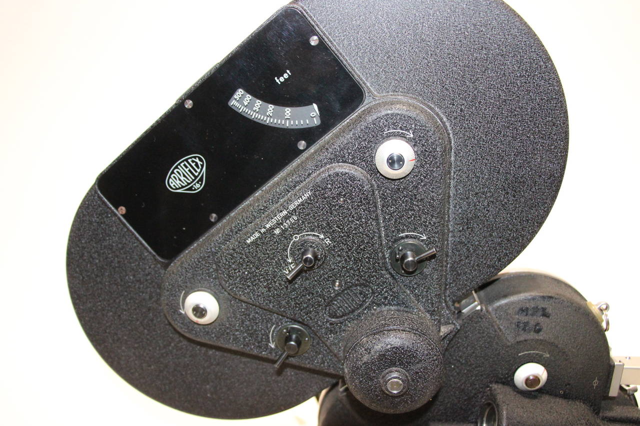 Industrial Arriflex Model 16ST Movie Camera, Complete Working, C. 1950. As Sculpture. SALE. For Sale
