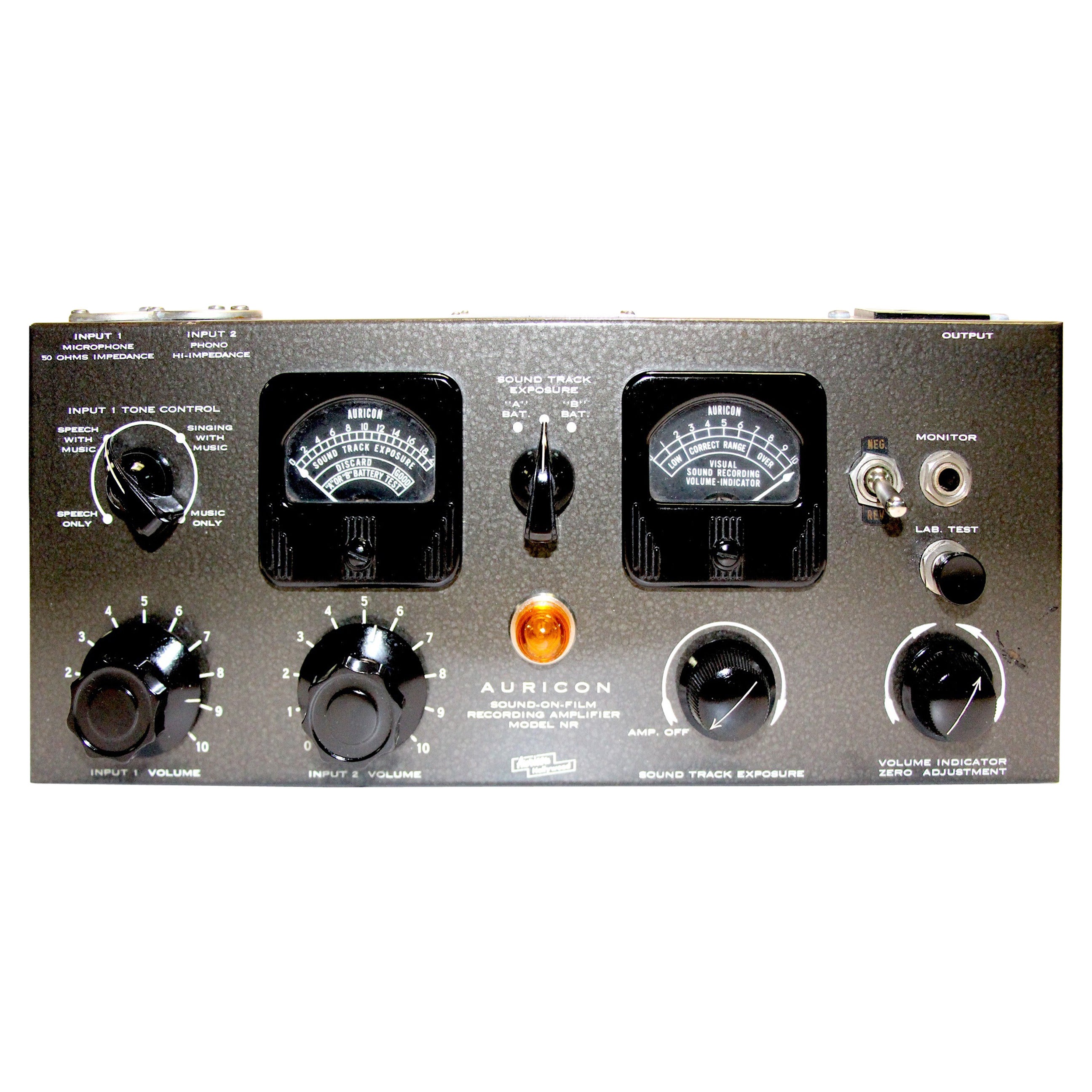 Auricon Sound on Film Optical Sound Recording Cinema Amplifier NR-24, Circa 1949 For Sale
