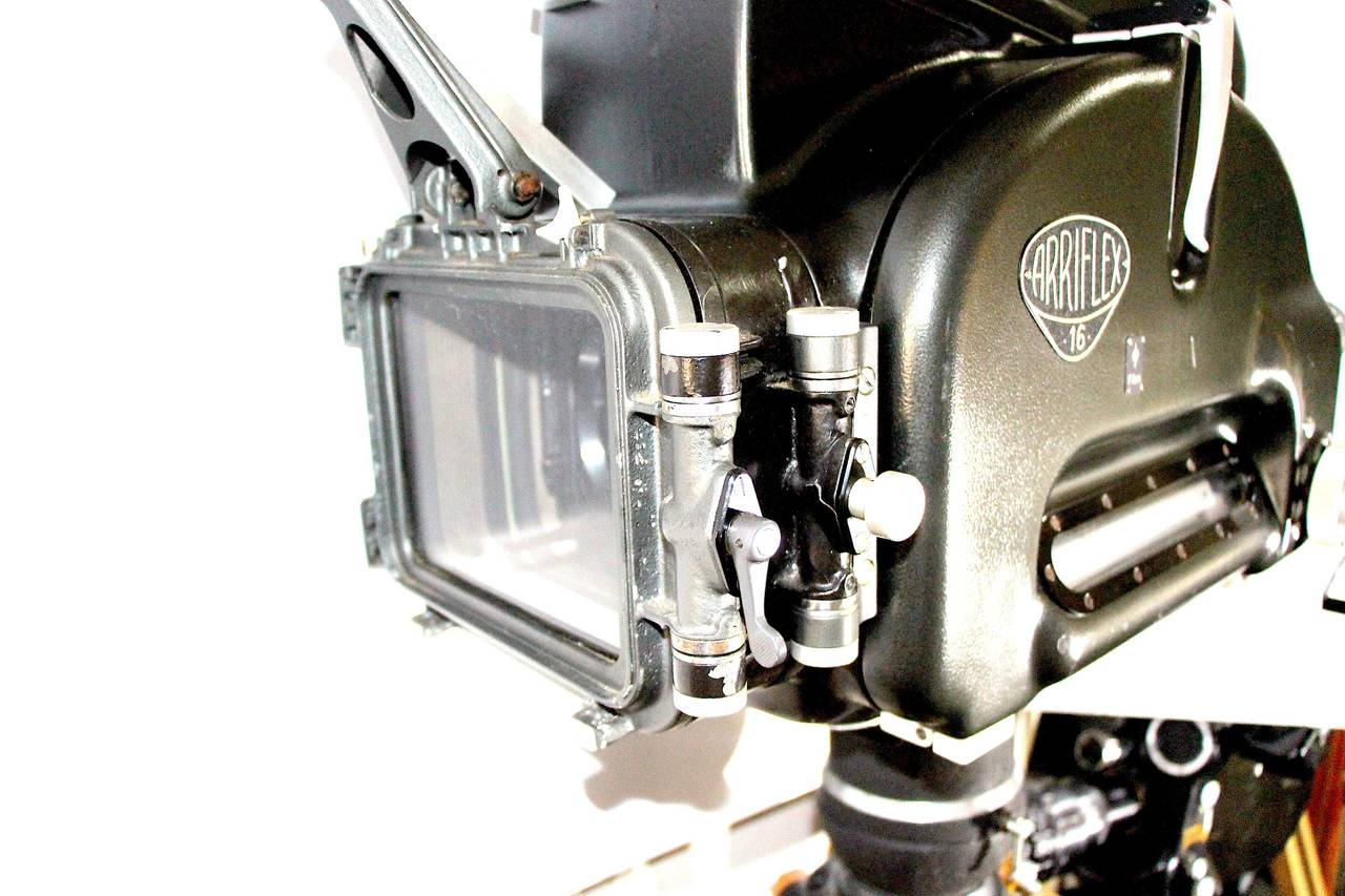 Submitted for your consideration, is this Arriflex Professional Cinema Camera Blimp Housing.

This unit is intended to have a cinema camera installed inside and acted as a soundproof housing when shooting sound and dialogue with the picture.

This