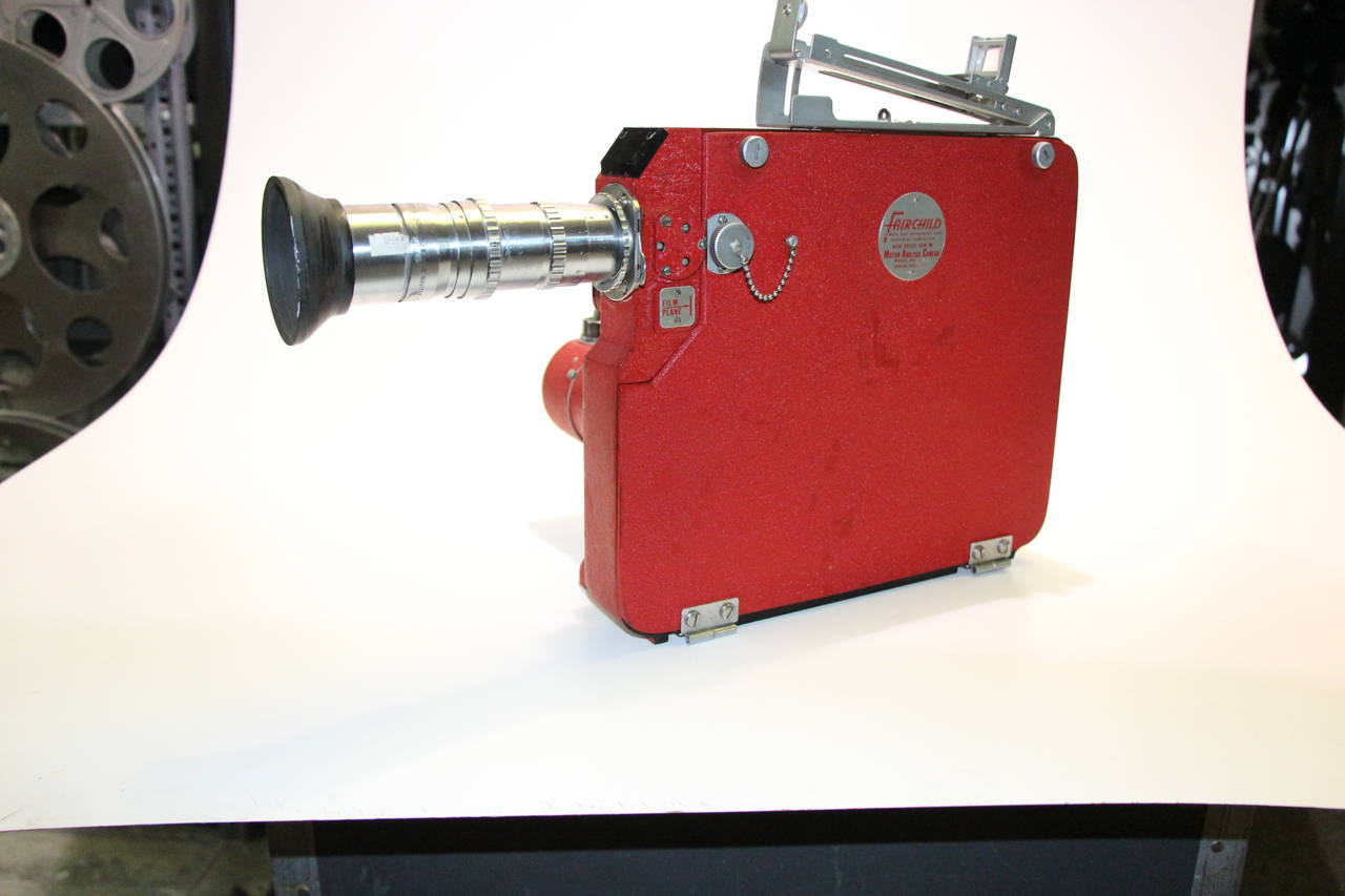 American High Speed Motion Picture Camera, Circa 1959 16mm. Unique As Sculpture. ON SALE For Sale