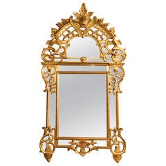 Antique Giltwood Mirror
