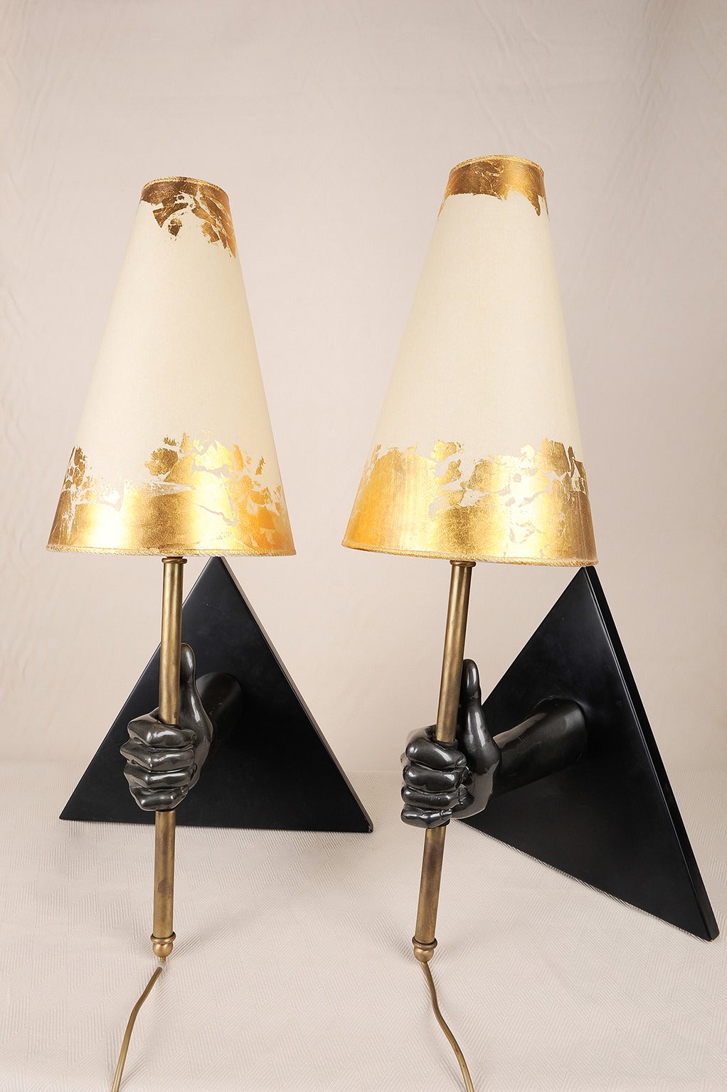 Pair of wall lamps 