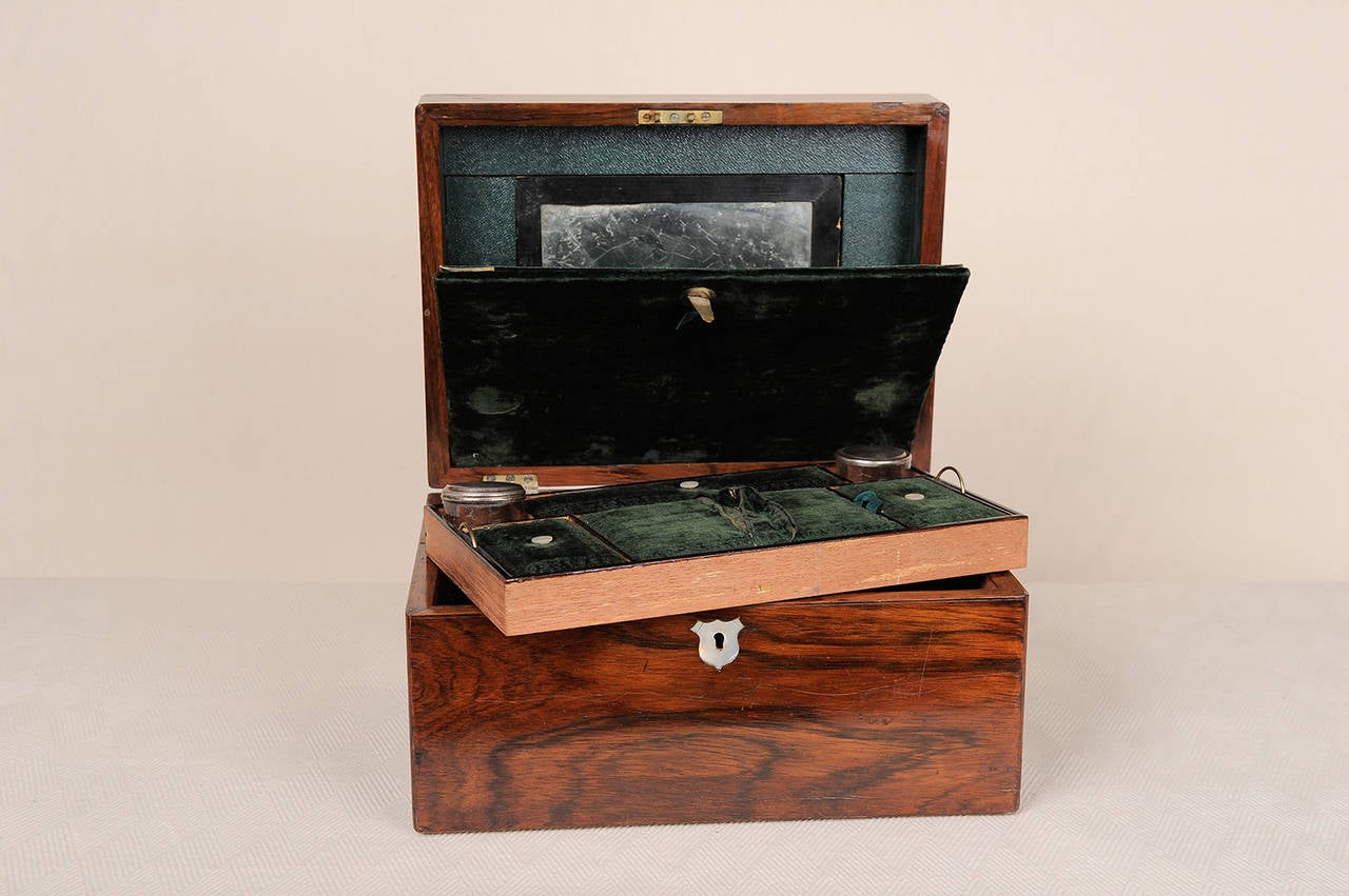 George IV Gentleman Military Campaign Vanity Box with Secret