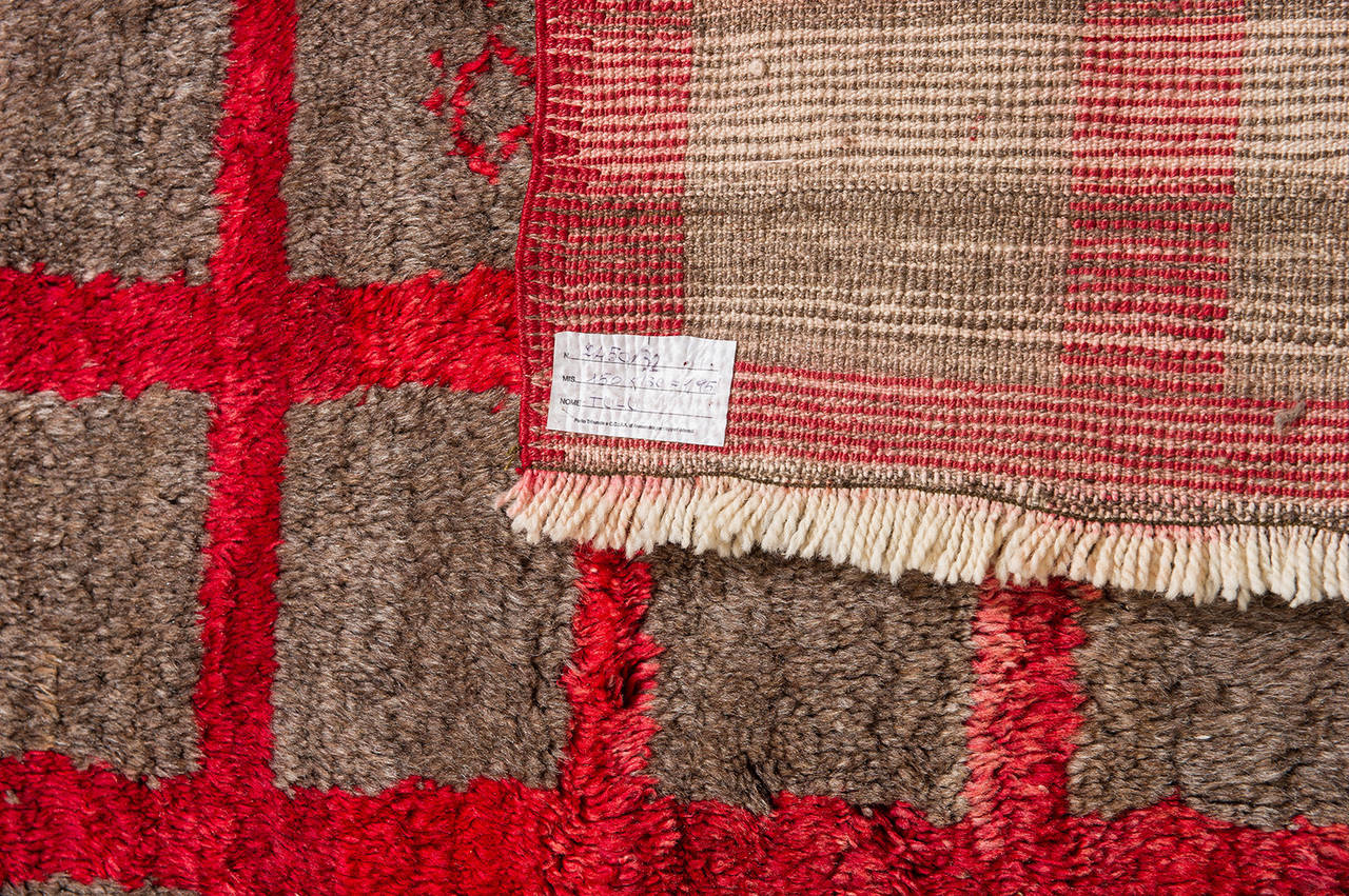 Tribal Minimalist Vintage Tulu Rug, Turkey