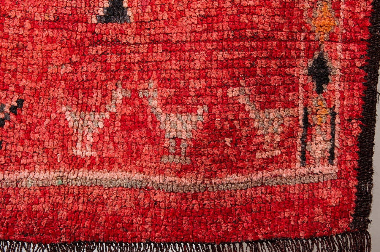 Moroccan Vintage Rehamna Rug, Morocco
