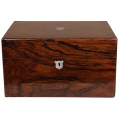Antique Gentleman Military Campaign Vanity Box with Secret