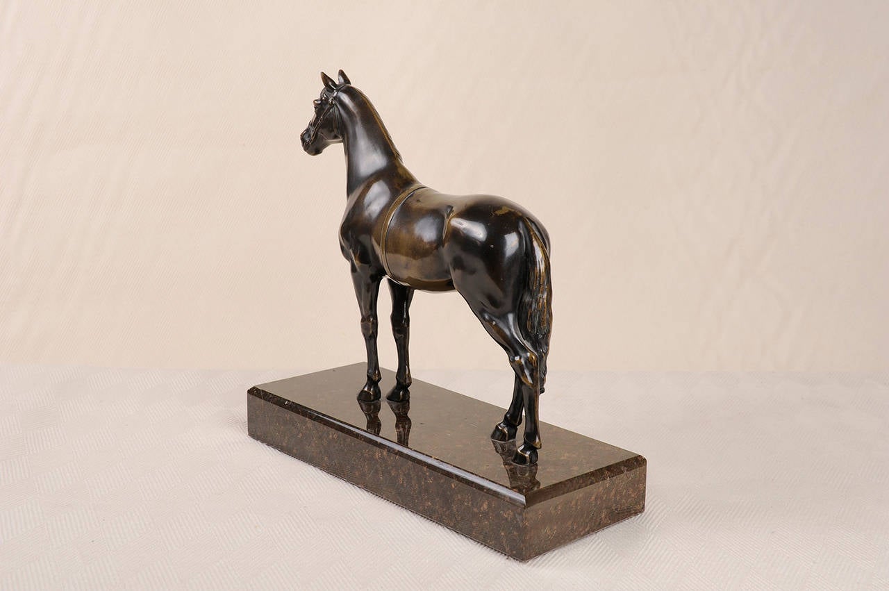 International Style Poland Bronze-alloy Horse Sculpture