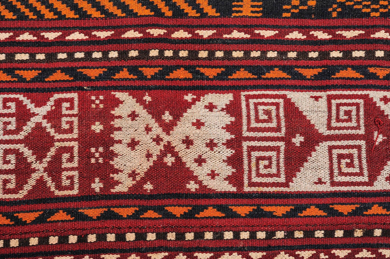 Rare vieille cuisson à plat Kilim originale d'Afghanistan Excellent état - En vente à Alessandria, Piemonte