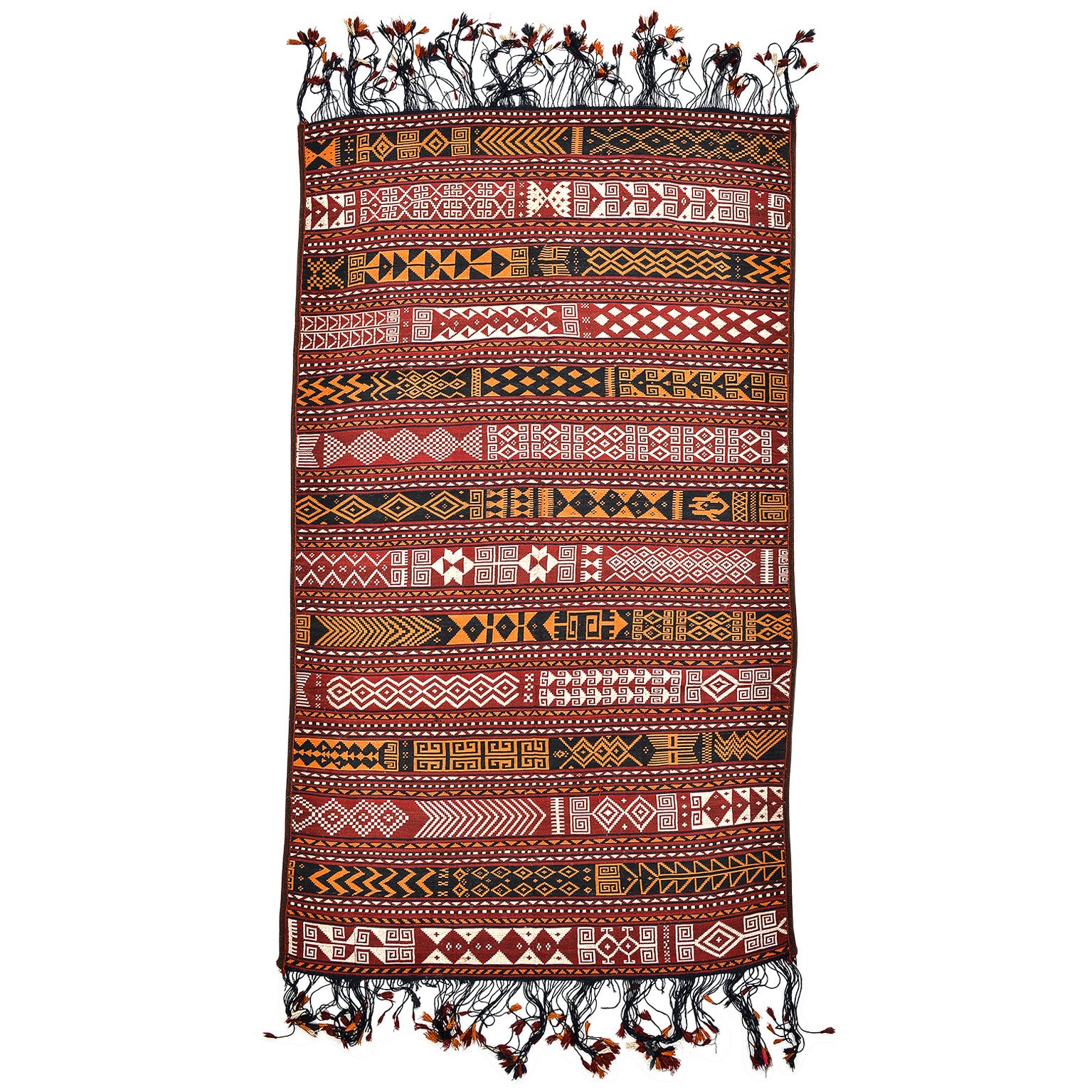 Rare vieille cuisson à plat Kilim originale d'Afghanistan en vente
