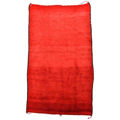  RED Moroccan Large  Vintage Rug