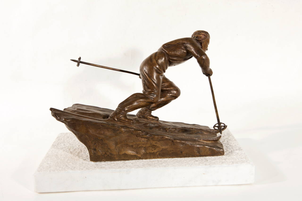 ski sculpture art