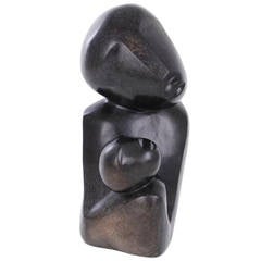 Mother and Child, Contemporary Granite Sculpture