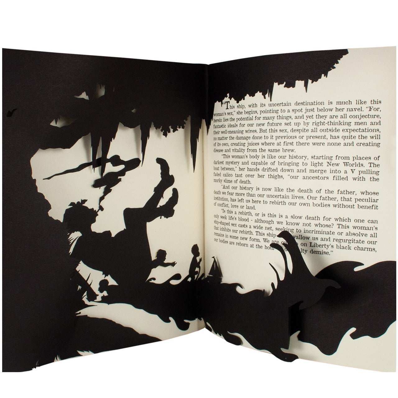 "Freedom: a Fable, "Pop-Up Book by Kara Walker