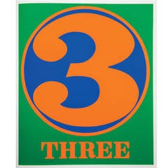 Robert Indiana Book, "Numbers" with Ten Silkscreens, Limited Edition