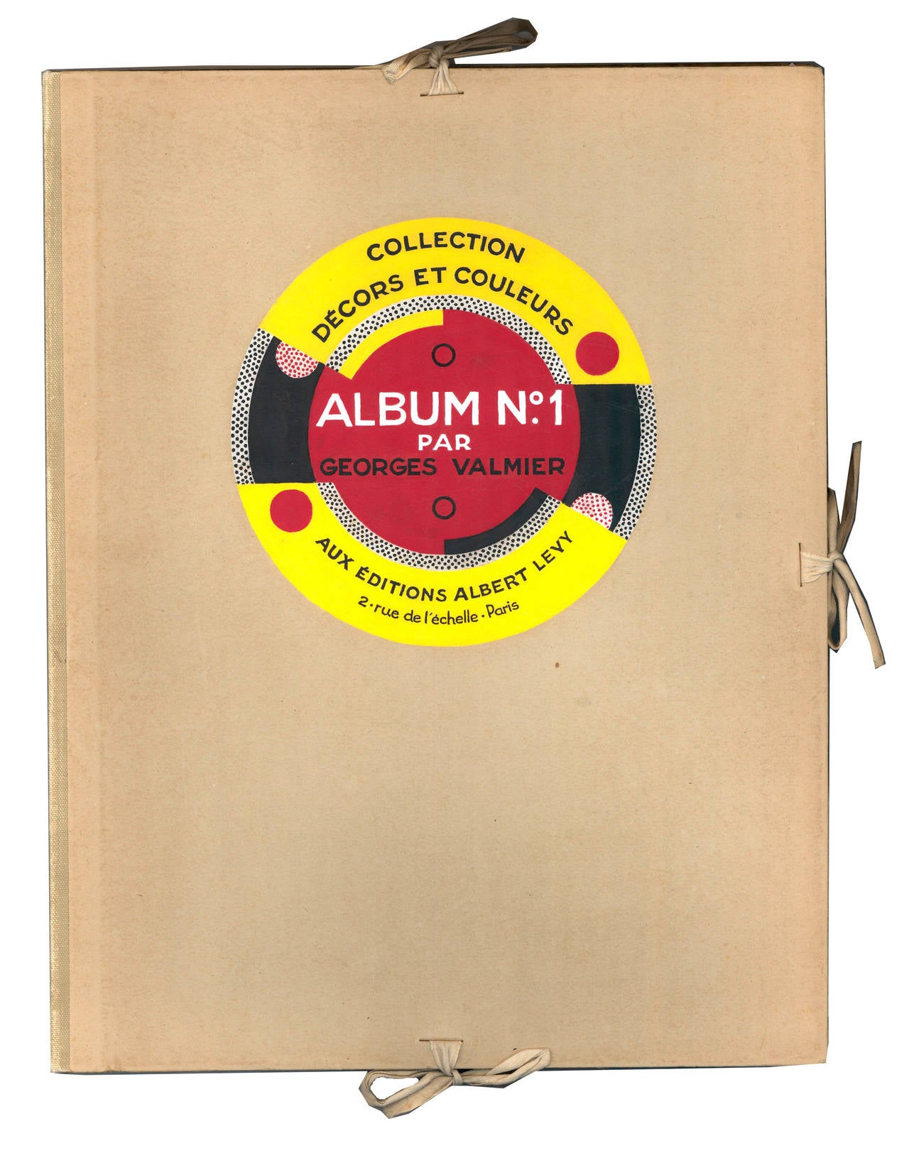 Mid-20th Century Collection Decors et Couleurs. Album No. 1. Pochoirs designed by George Valmier For Sale