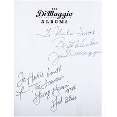 DiMaggio Albums, Signed by Joe DiMaggio