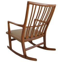 Vintage Rare Hans Wegner for Mikael Laursen ML-33 Rocking Chair