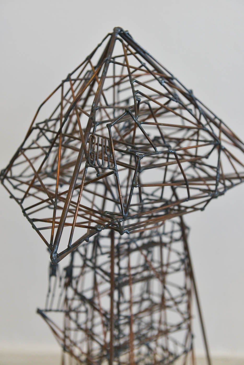 Mid-Century Modern Kinetic Wire Sculpture by Guy Pullen