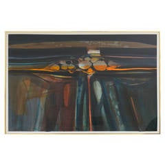 Original Abstract Watercolor by Robert Johnson