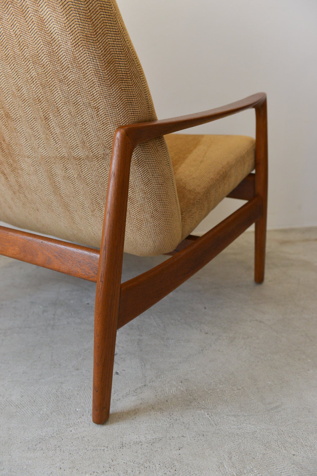 Alf Svensson for Dux High Back Lounge Chair In Excellent Condition In Costa Mesa, CA