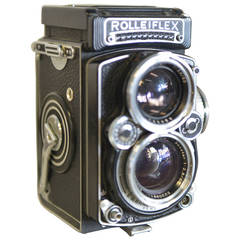 Rolleiflex Xenotar 2.8 with Original Leather Case and Accessories