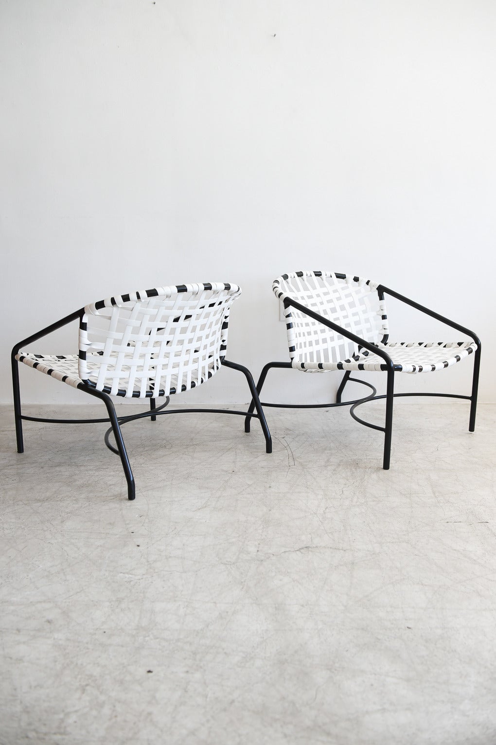 American Tadao Inouye for Brown Jordan Kantan Chairs and Ottoman