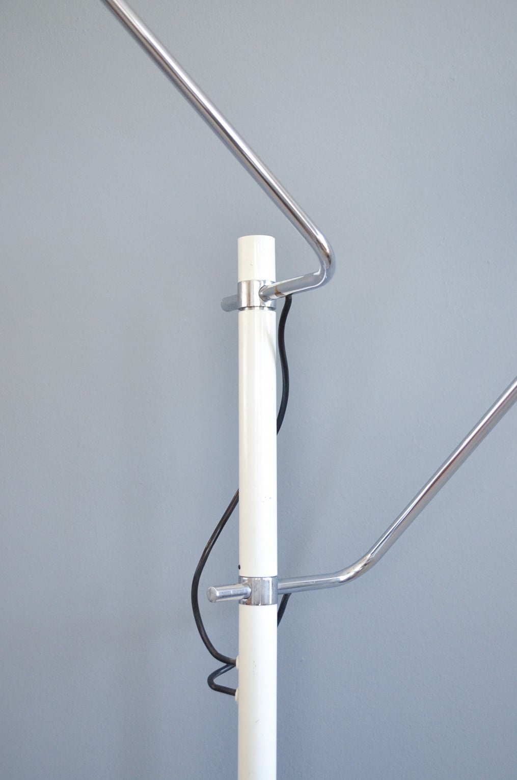 Mid-Century Modern Italian Two-Arm Articulating Floor Lamp